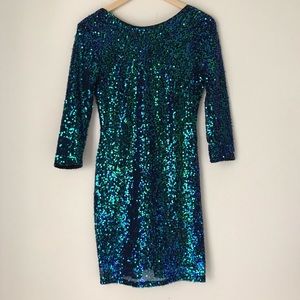 H&M Sequined Dress Size Small